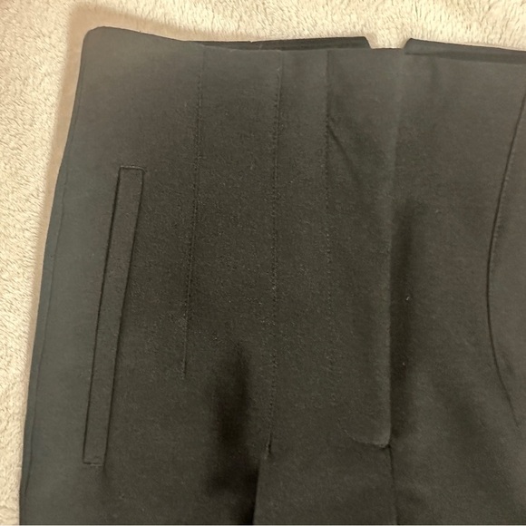 Zara Tapered Pleaded Black Trouser Dress Pants Size XS Women’s - Picture 4 of 9